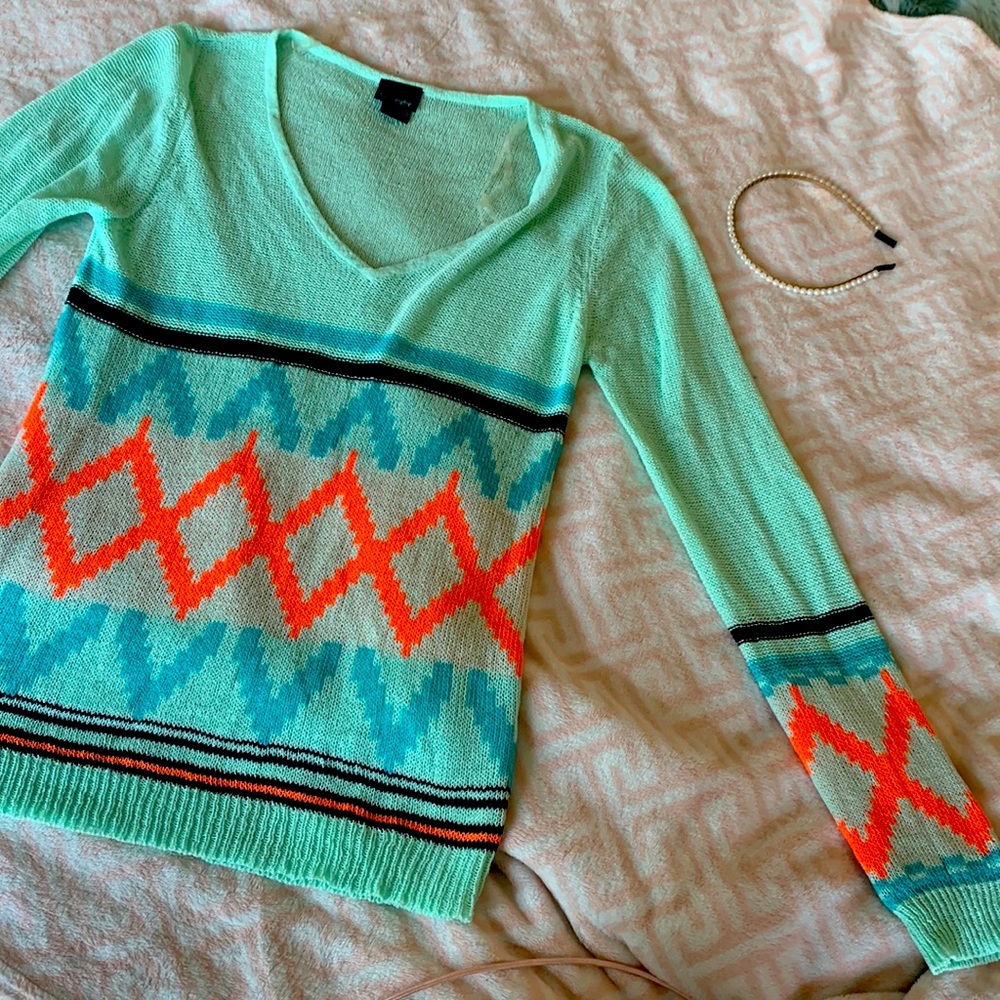 Lightweight Bright Fall Sweater